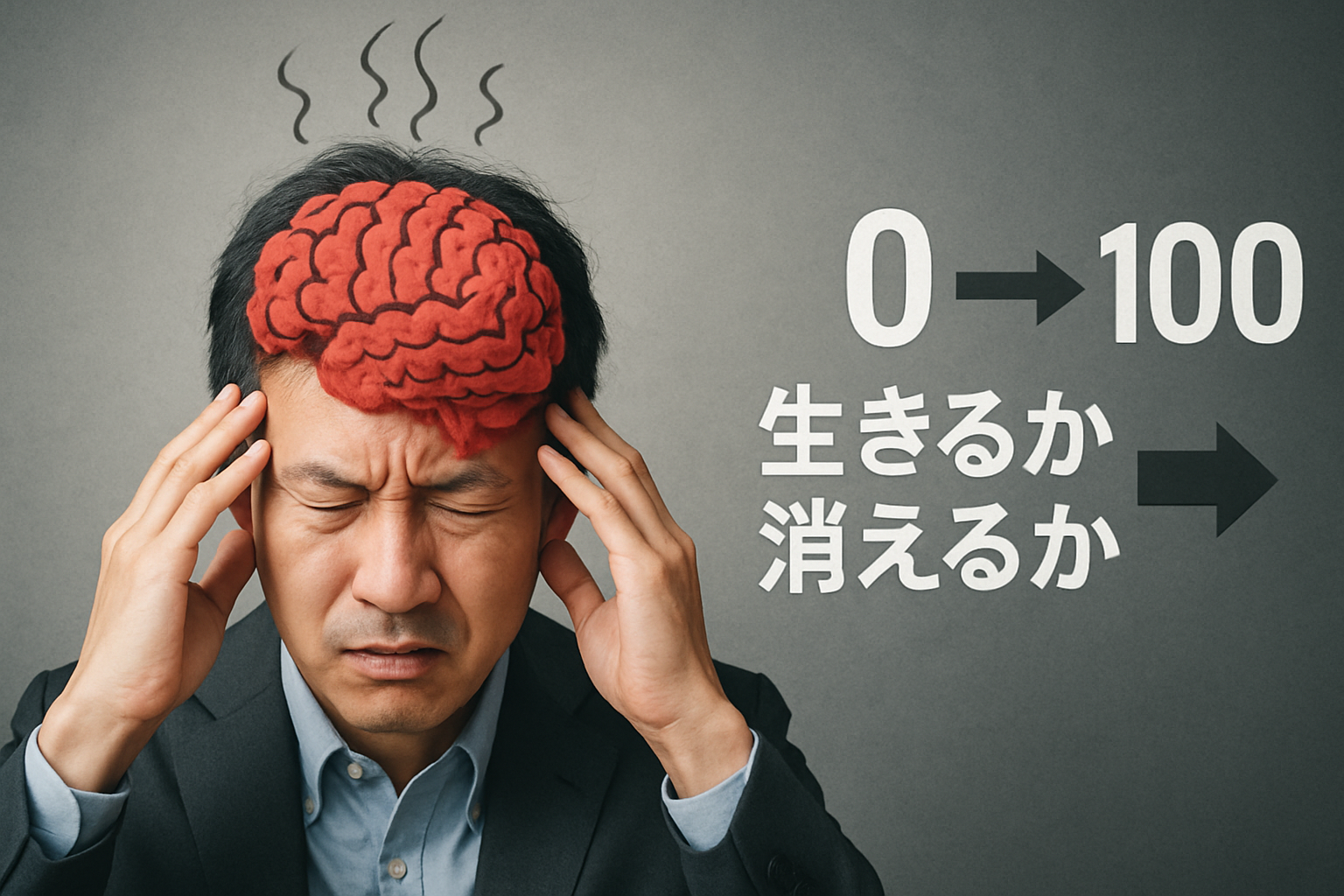 ストレスで脳が疲弊、極端な二者択一しかできなくなる仕組みが話題に