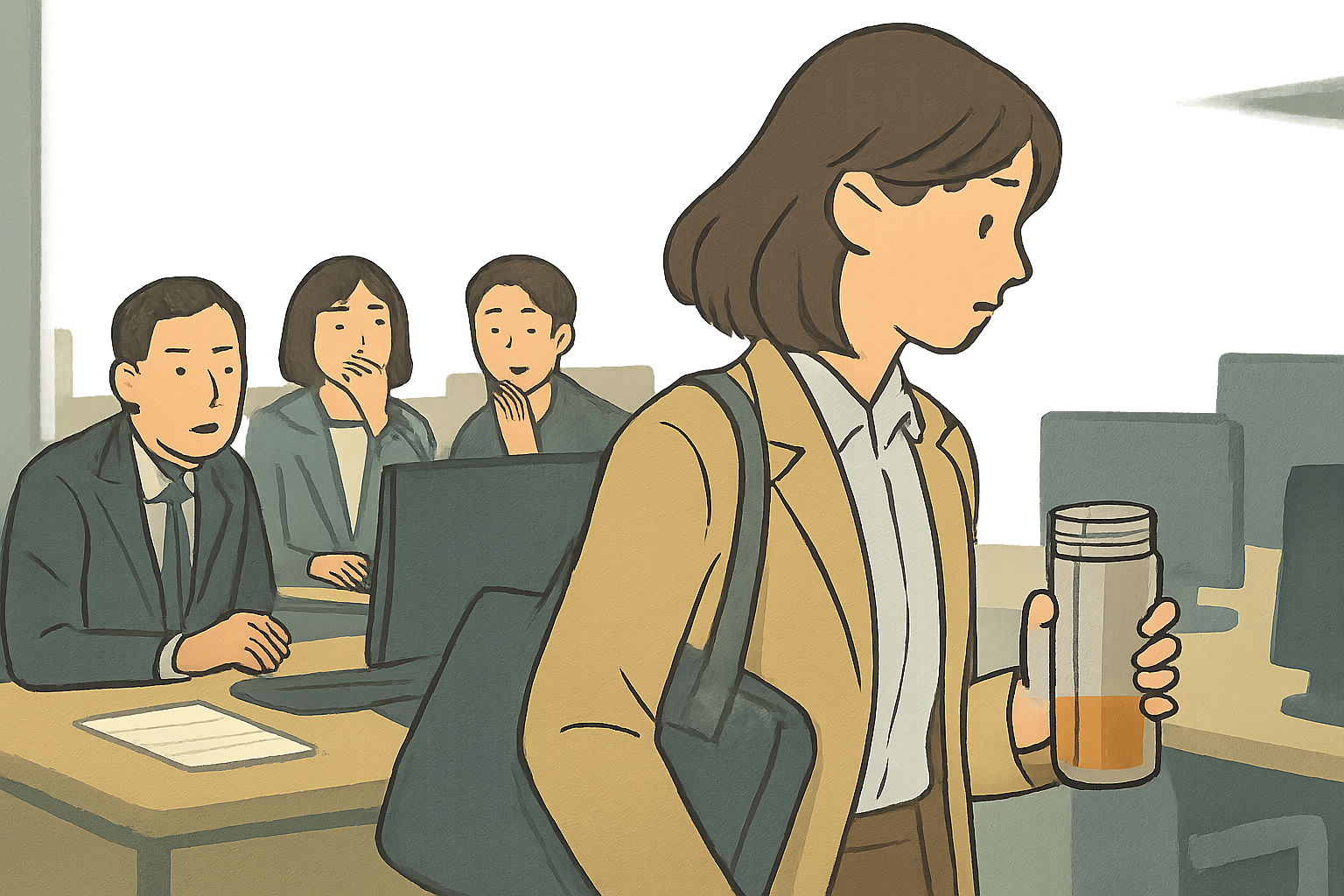 Sudden Resignation of Young Employee Causes Confusion Over Beverage Brought to Work